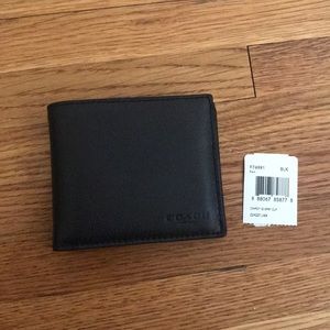 Men’s Coach Billfold ID wallet